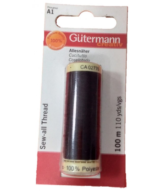 Gutermann Linha de Costura CASTANHO 640700 1un Gutermann Linha de Costura CASTANHO 640700 1un
