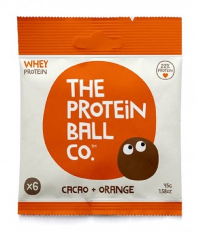 Bolas de Proteína Cacau & Laranja SEM GLÚTEN 45gr