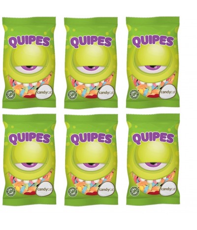 PACK FAMÍLIA 6 Quipes Gomas Minhocas Açúcar 100gr