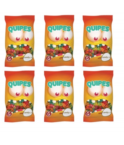 PACK FAMÍLIA 6 Quipes Gomas Ursinhos Brilho 100gr