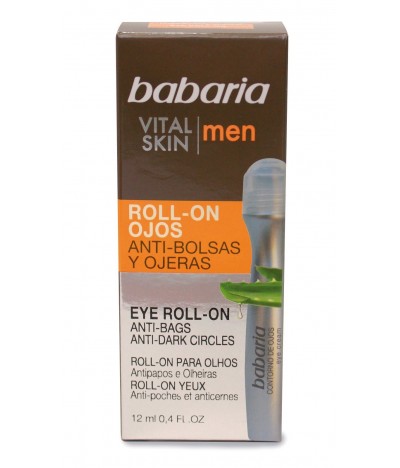 Babaria Men Roll-On Olhos Papos & Olheiras 12ml