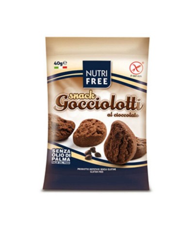Nutrifree Snack Gocciolotti Chocolate 40gr