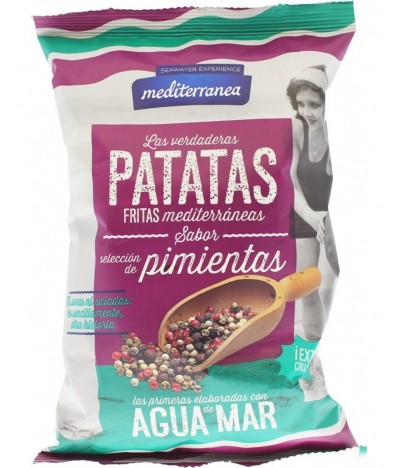 Mediterranea Batatas Fritas Pimentas 130gr