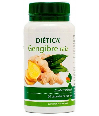 Diética Gengibre Raíz QUEIMA GORDURA 60un