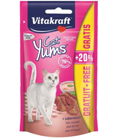 Vitakraft Yums Patê Fígado Gato 40gr+20%