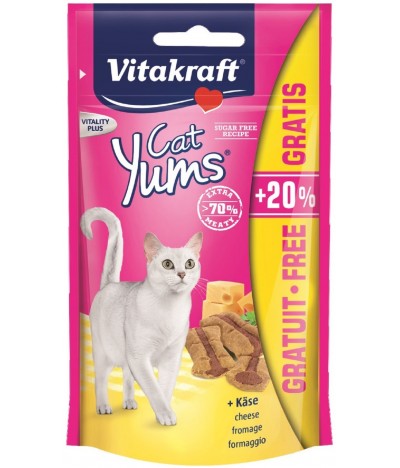 Vitakraft Yums Queijo Gato 40gr+20%