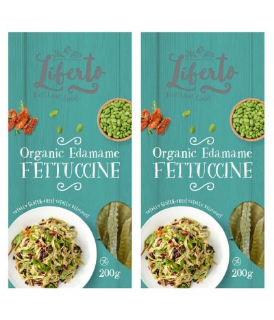 PACK 2 Liberto Fettuccine Soja Verde BIO 200gr