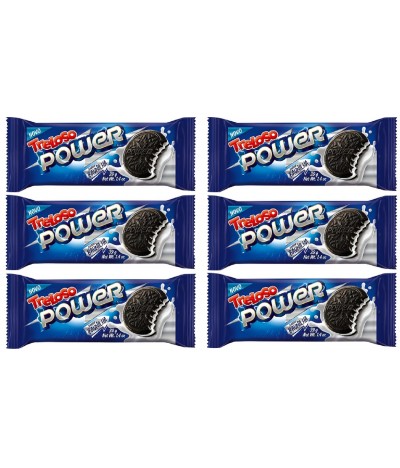 PACK FAMILIA 6 Treloso Power Bolacha Baunilha 39gr 