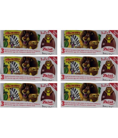 PACK FAMILIA 6 Ovinhos Chocolate Madagascar Tripack