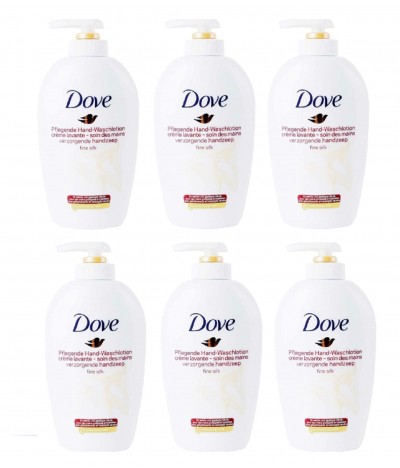 PACK FAMÍLIA 6 Dove Sabonete Líquido Silk 250ml