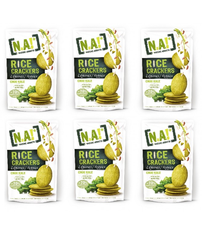 PACK FAMÍLIA 6 Crackers Arroz Veggie 70gr PACK FAMÍLIA 6 Crackers Arroz Veggie 70gr