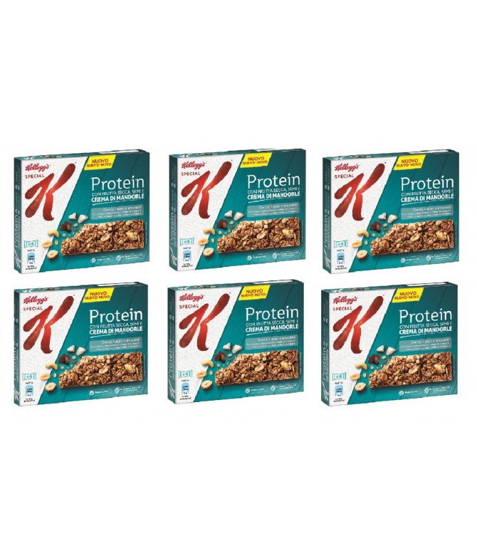 PACK FAMÍLIA 6 Kelloggs Protein Barrita Côco Cajú 4un PACK FAMÍLIA 6 Kelloggs Protein Barrita Côco Cajú 4un