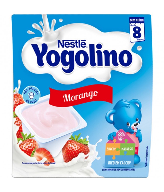 Yogolino Morango 4x100gr