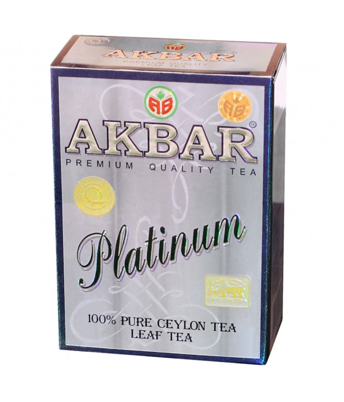 Akbar Chá Preto Platinum 100gr