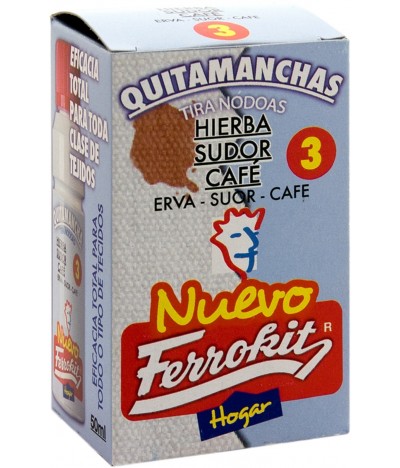 Tira Nódoas de Café, Erva e Suor Ferrokit