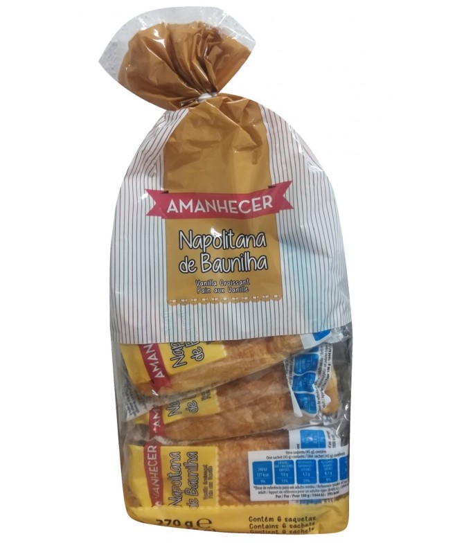 Amanhecer Napolitanas de Baunilha 6un