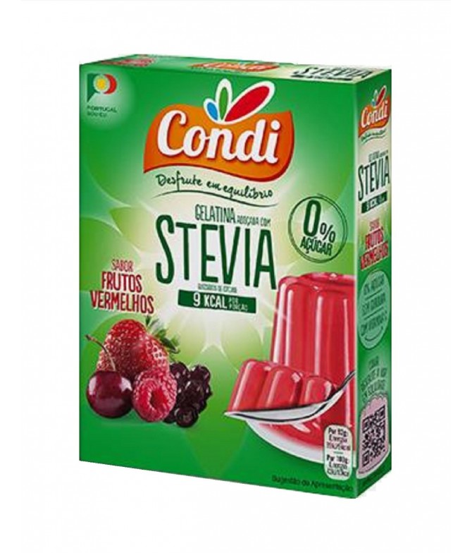 Condi Gelatina Frutos Vermelhos Stevia 2x15gr
