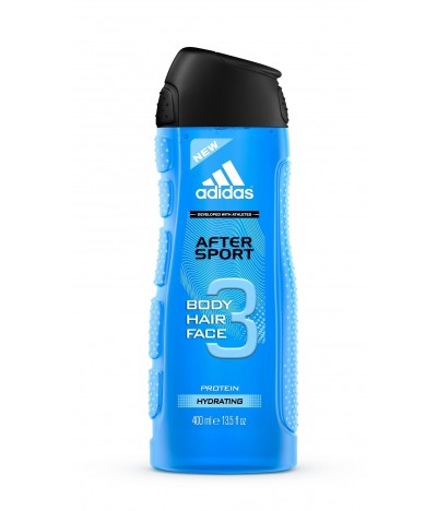 Gel de Duche After Sport para Cabelo, Corpo e Rosto Adidas