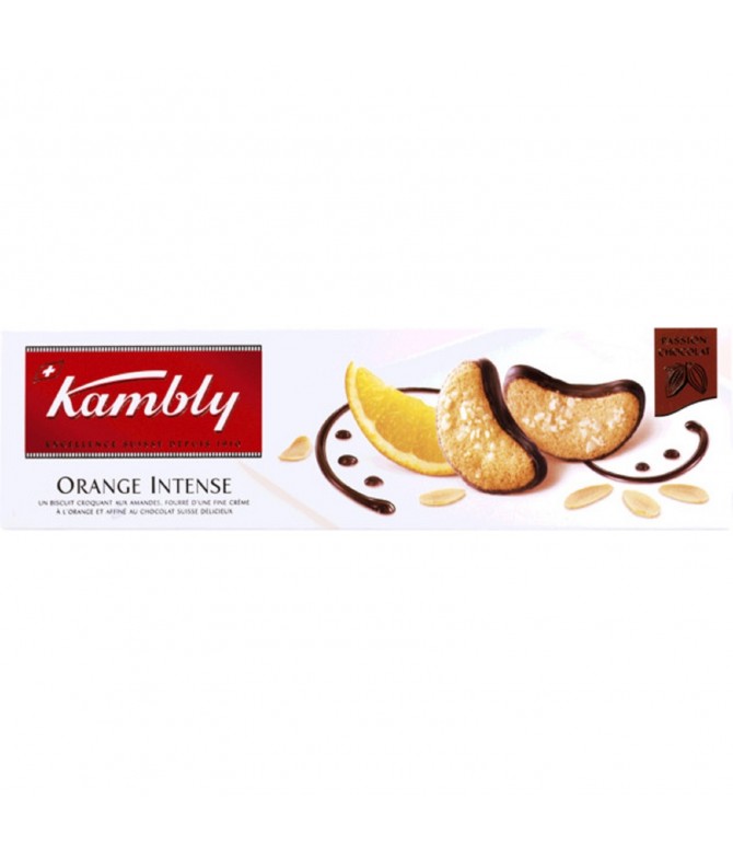 Kambly Bolachas Orange Intense & Chocolate 100gr Kambly Bolachas Orange Intense & Chocolate 100gr