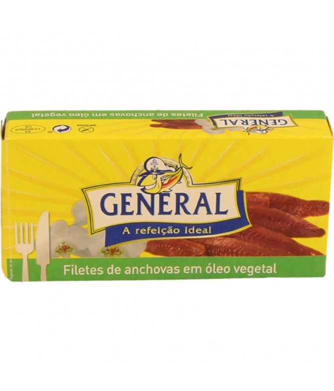 General Filetes Anchoa en Aceite Vegetal 40gr
