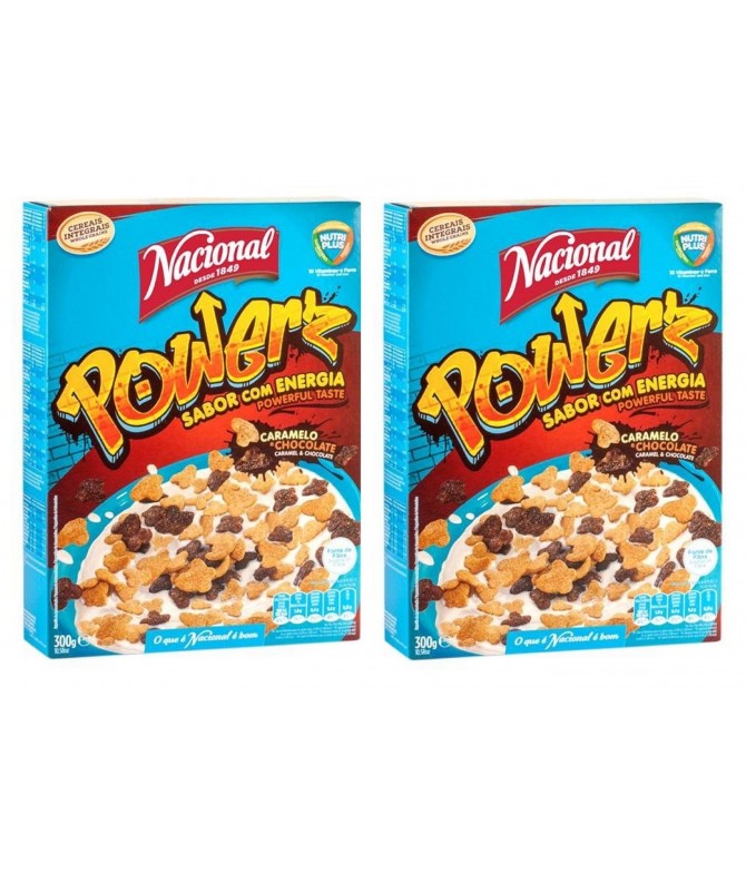 PACK 2 Nacional Cereais Power'z 300gr PACK 2 Nacional Cereais Power'z 300gr