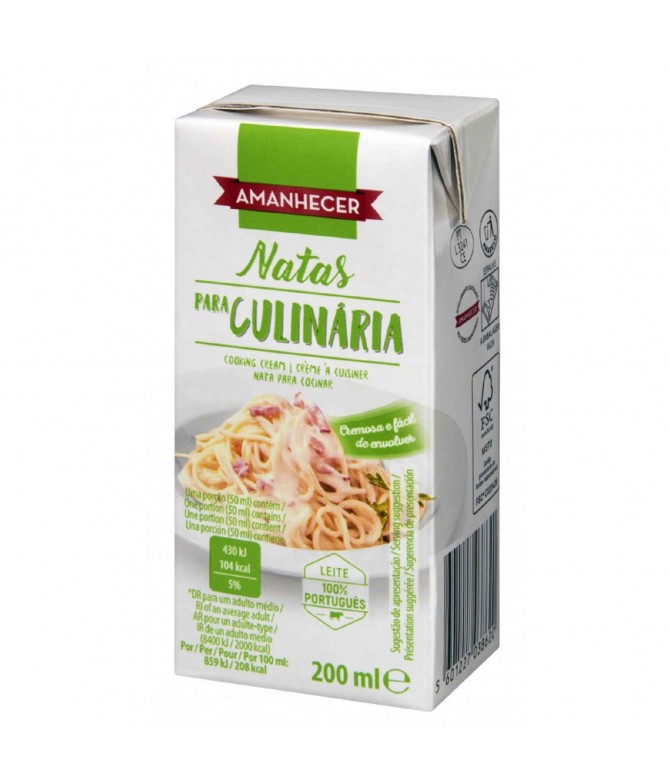 Amanhecer Natas Culinária 200ml Amanhecer Natas Culinária 200ml