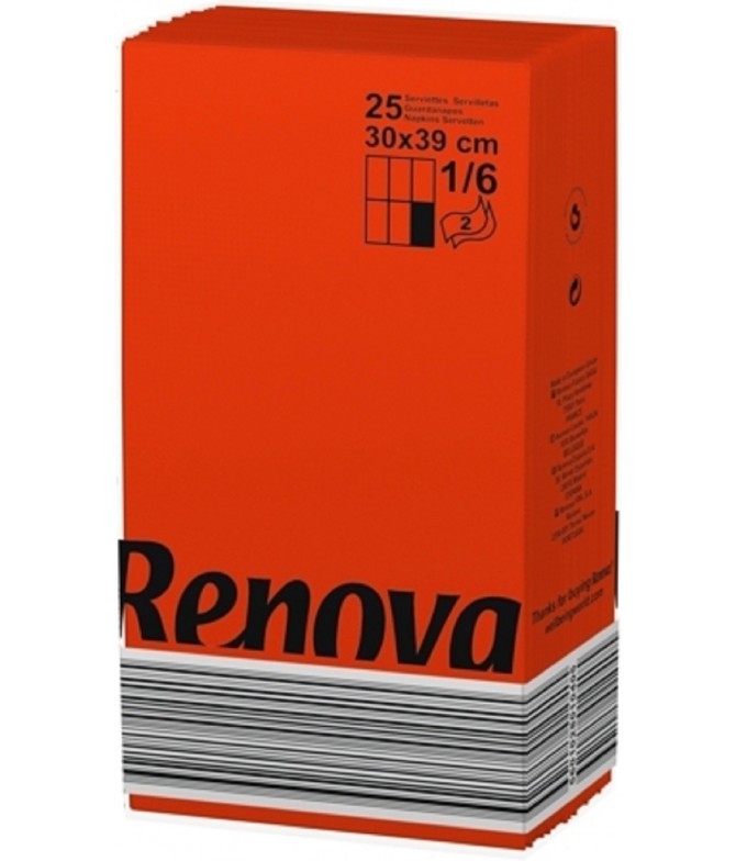 Renova Guardanapo Black Label VERMELHO 2F 25un Renova Guardanapo Black Label VERMELHO 2F 25un