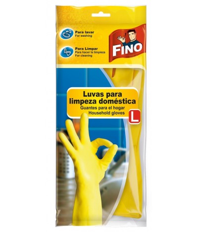 Fino Luvas Para Limpeza "L"