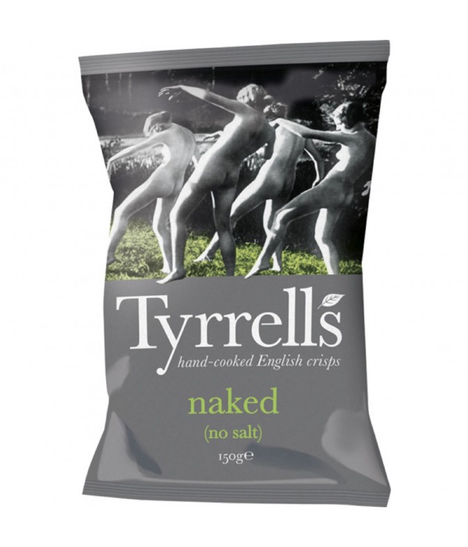 Tyrrells Naked Chips Sem Sal 150gr Tyrrells Naked Chips Sem Sal 150gr