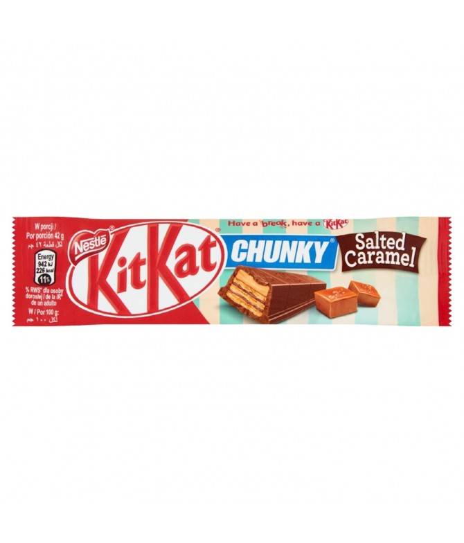 Kit Kat Chunky Caramelo Salgado 42gr Kit Kat Chunky Caramelo Salgado 42gr