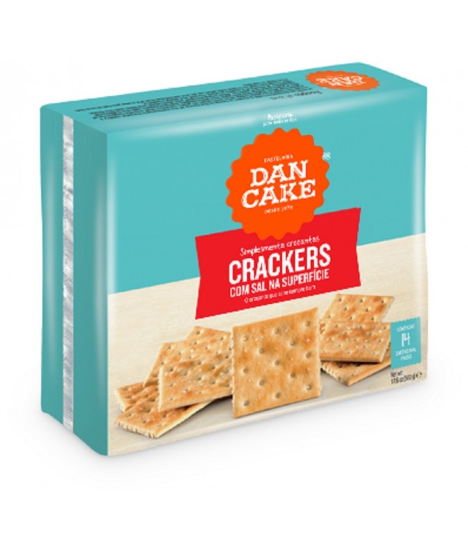 Dancake Crackers Com Sal 500gr Dancake Crackers Com Sal 500gr