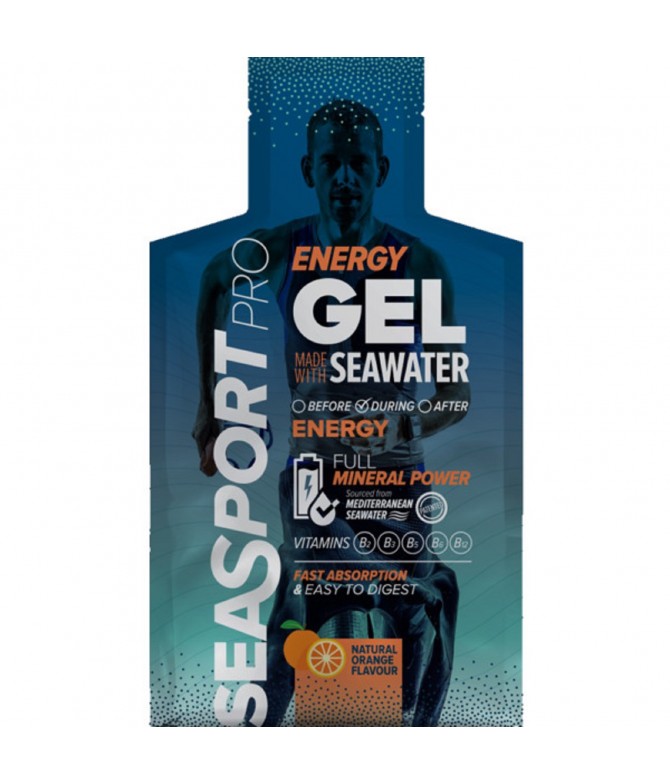 Seasport PRO Energy Gel Laranja 32ml Seasport PRO Energy Gel Laranja 32ml