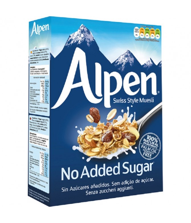 Compre Alpen Muesli Sem Açúcar 560gr